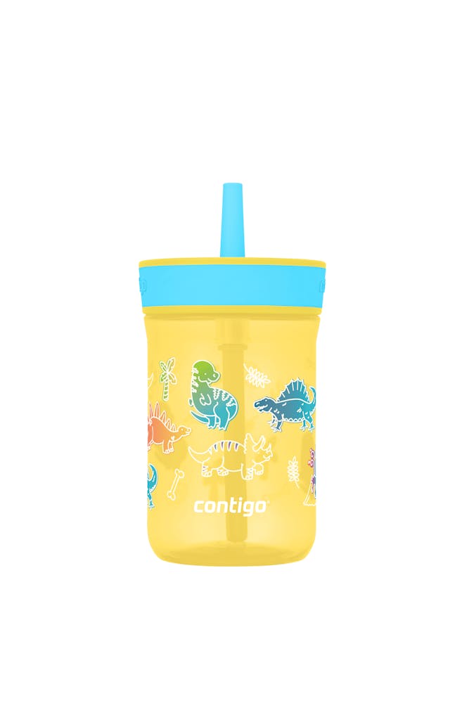 Kids’ Leighton Straw Tumbler with Spill-Proof Leak-Proof Lid, 14oz Q8