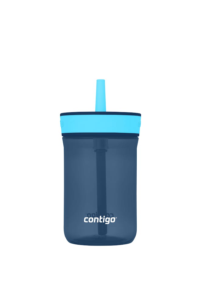 Kids’ Leighton Straw Tumbler with Spill-Proof Leak-Proof Lid, 14oz Q8